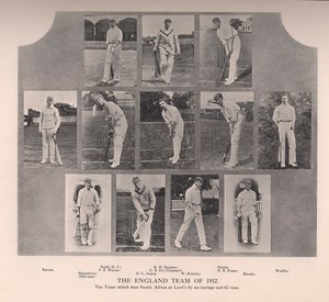 1912年のイギリスのクリケットチーム 作： Unbekannt