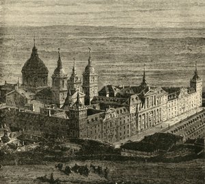 1890年、マドリッド近くのエスキュリアル。 作： Unbekannt