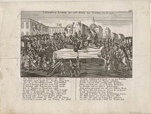 1793年1月21日、1793年のルイ16世の処刑 作： Unbekannt