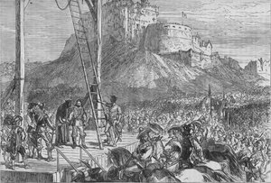 モントローズの処刑、c1880 作： Unbekannt
