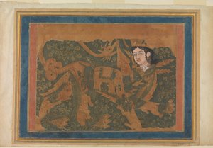The Fabulous Creature Buraq, ca. 1660-80。 作： Unbekannt
