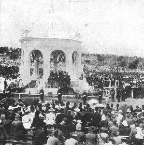 オーストラリア連邦、1901年...ホプトゥーン卿によるシドニーでの誓いの署名...、1901年。 作： Unbekannt