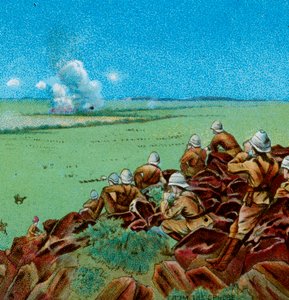 パルデベルクでの戦い、1900 作： Unbekannt