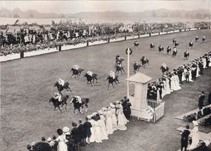 ロイヤルハントカップのフィニッシュ、c1903。 作： Unbekannt