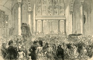 セントキャサリンクリー教会でのフラワーサーモン、c1872。 作： Unbekannt