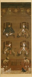 高野山寺の四神、14世紀後半。 作： Unbekannt