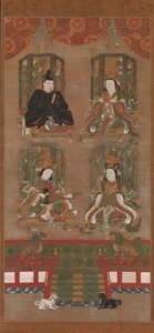 高野山の四神図 16世紀 作： Unbekannt