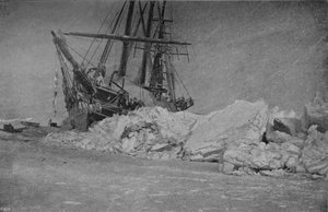 氷圧後のフラム。 1895年1月10日、1895年1897年 作： Unbekannt