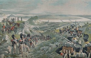 ニーマンを横断するフランス軍、1812年、1896年 作： Unbekannt