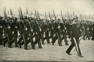 1919年に製作されたフランス陸軍将校。 作： Unbekannt