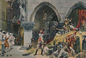 公爵夫人の前のフランス人、ヴェネツィア、1797年、1896年 作： Unbekannt