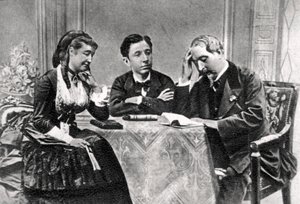亡命中のフランス帝国家族、ケント州チスルハースト、1871-1873年 作： Unbekannt