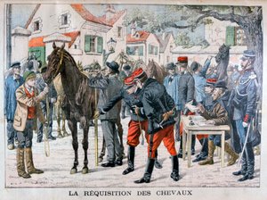フランス軍が馬を買う、1904 作： Unbekannt