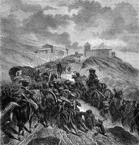 スペイン、シエラグアダラマを通過するフランス軍、1808年9月22日〜24日1882〜1884年 作： Unbekannt