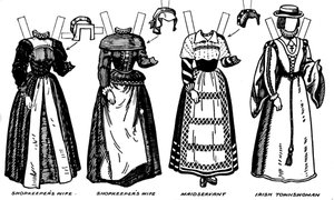 英国の衣装のギャラリー：16世紀後半に着用されたドレス、c1934 作： Unbekannt