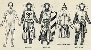 英国衣装のギャラリー：イギリス人がキングジョンズタイムで着飾った方法、c1934