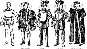 衣装のギャラリー：メアリー女王が統治したときに着用されたドレス、c1934 作： Unbekannt