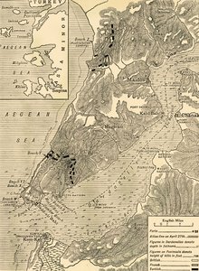 ガリポリキャンペーン、第一次世界大戦、1915、c1920。 作： Unbekannt