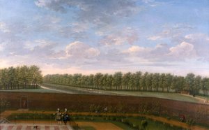 「ダウニング街 10 番地の庭」、c1740 作： Unbekannt