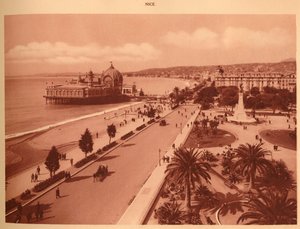 庭園と桟橋宮殿、ニース、1930年。