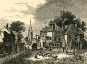 ゲートハウス、ハイゲート、1820年、c1876。 作： Unbekannt
