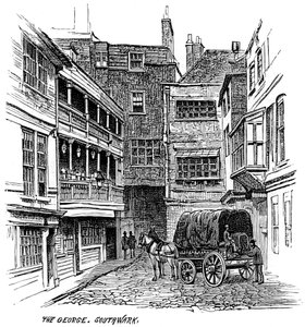 ザジョージイン、サザーク、ロンドン、1887 作： Unbekannt
