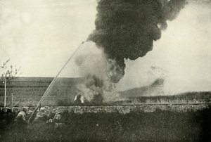 ドイツのフラメンヴェルファー、1919年。
