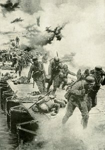 運命のドイツの川、1919年。 作： Unbekannt