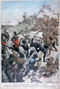 1904年、南西アフリカのヘレロに包囲されたドイツのウィントフック守備隊