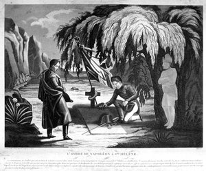 セントヘレナのナポレオンの幽霊、c1825