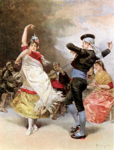 グラナダのジタナス、1889 作： Unbekannt