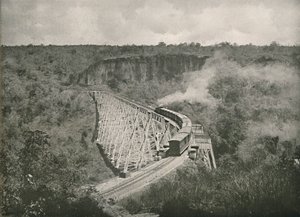 Gokteik渓谷と鉄道橋、1900年。
