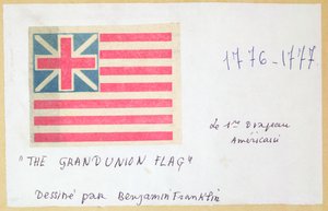 The Grand Union Flag（カラー木版画 作： Unbekannt