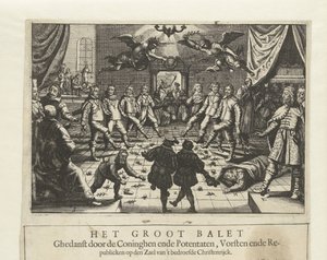大ヨーロッパ戦争バレエ、c。 1643年。 作： Unbekannt