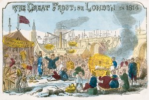 「大霜、または 1814 年のロンドン」、1814 年 作： Unbekannt