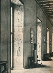 ストックホルム市庁舎の大ギャラリー、1925 作： Unbekannt