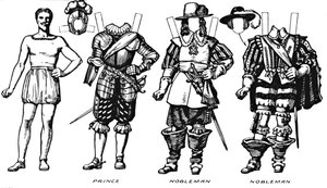歴史的衣装の素晴らしいギャラリー：ジェームスに着用されたドレスThe Firsts Reign、c1934 作： Unbekannt
