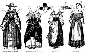 歴史的衣装の素晴らしいギャラリー：ジェームスに着用されたドレスThe Firsts Reign、c1934 作： Unbekannt