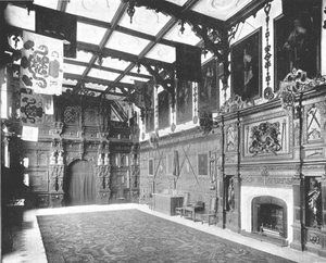 オードリーエンドの大ホール、サフランウォルデン、エセックス、1894年。 作： Unbekannt