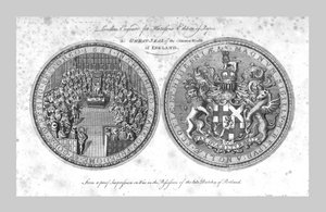 イングランドの富の大シール、1785年。 作： Unbekannt