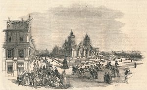 メキシコ、グレートスクエア、1845年。