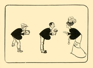 3つのスペードの挨拶、1910年。 作： Unbekannt