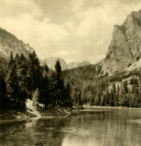 グリューナー湖、オーストリア、シュタイアーマルク州、c1935。 作： Unbekannt
