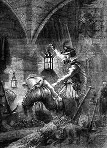 仕事中の火薬計画の共謀者、c1902 作： Unbekannt