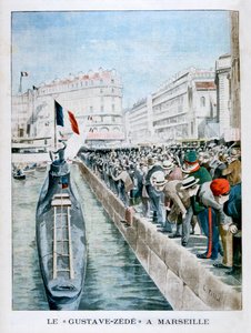 ギュスターヴゼーデがマルセイユに到着、1901年 作： Unbekannt