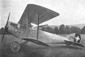 スイスのHäfeliDH-5戦闘機 作： Unbekannt