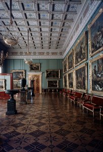20世紀のエルミタージュ美術館のフランドル絵画のホール 作： Unbekannt