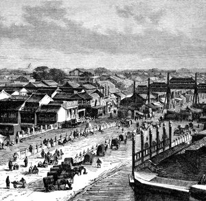 ハイストリート、北京、c1890 作： Unbekannt