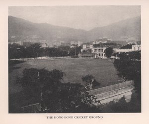 香港クリケット場、1912年。 作： Unbekannt
