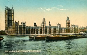 国会議事堂、ロンドン、1925年。 作： Unbekannt